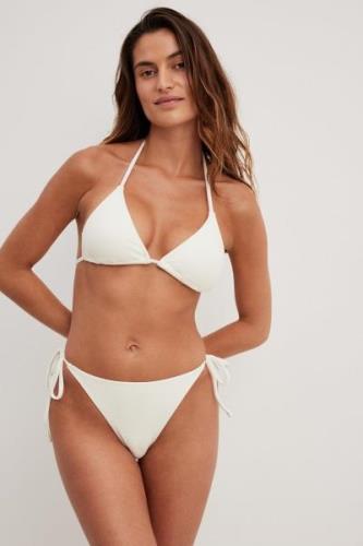 Susanna Wurz x NA-KD Bikinitrosor i frotté - White