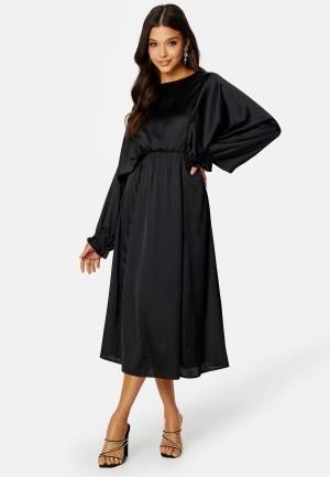 Bubbleroom Occasion Khrista Satin Dress Black XS