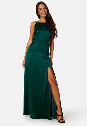 Bubbleroom Occasion Laylani Satin Gown Dark green 42