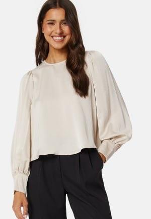 ONLY Jovana Ruby O-Neck Top Moonbeam S
