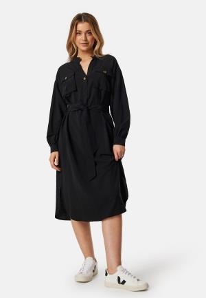 BUBBLEROOM Shaima Cargo Shirt Dress Black XL