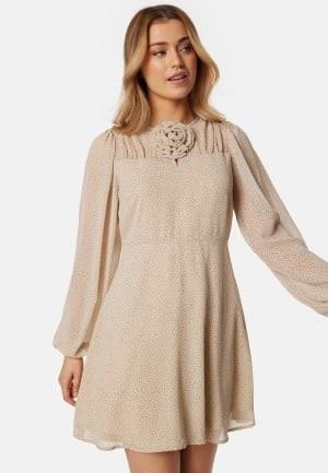 BUBBLEROOM Roxana Dress Light beige 34