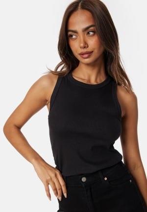 GANT High Neck Rib Tank Top Black XL