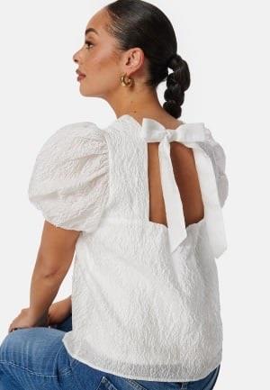 VERO MODA Vmnynne 2/4 Open Back Top Bright White M