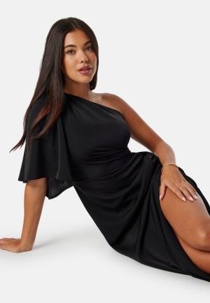 Bubbleroom Occasion Melissa One Shoulder Dress Black 40