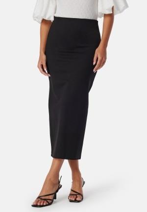 BUBBLEROOM Soft Midi Skirt Black L