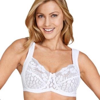 Miss Mary Jacquard And Lace Underwire Bra BH Vit G 90 Dam