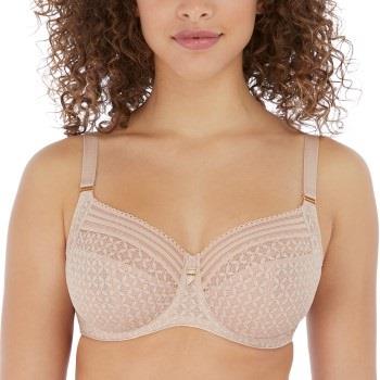 Freya BH Viva Underwire Side Support Lace Bra Beige polyamid J 65 Dam