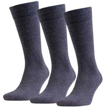 Amanda Christensen Strumpor 3P True Combed Cotton Sock Antracit Strl 4...