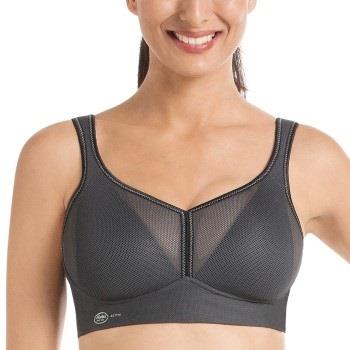 Anita BH Active Air Control DeltaPad Sports Bra Mörkgrå E 90 Dam