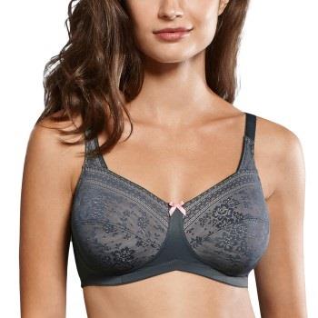 Anita BH Care Fleur Wire-free Mastectomy Bra Mörkgrå C 90 Dam