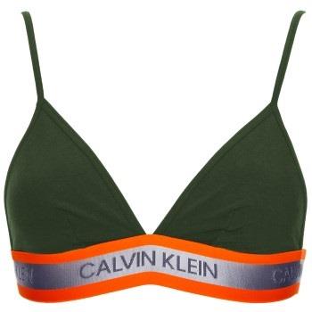 Calvin Klein BH Hazard Cotton Unlined Triangle Mörkgrön bomull Large D...