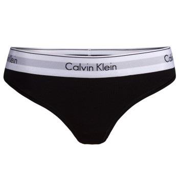 Calvin Klein Trosor Modern Cotton Plus Thong Svart XX-Large Dam