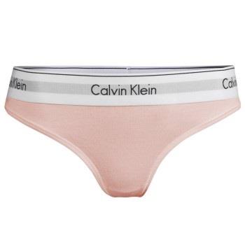 Calvin Klein Trosor Modern Cotton Thong Ljusrosa Small Dam