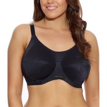 Elomi BH Energise Sports Bra Svart nylon D 100 Dam