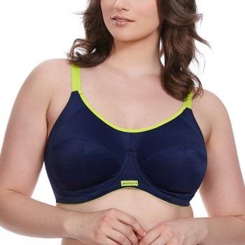 Elomi BH Energise Sports Bra Marin nylon D 105 Dam