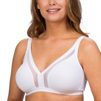 Trofe Bella Wireless Bra BH Vit polyamid C 90 Dam