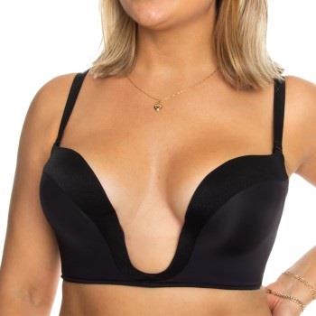 Wonderbra BH Ultimate Silhouette Micro Plunge Svart B 75 Dam