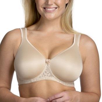 Miss Mary Smooth Lacy T-shirt Bra BH Beige E 85 Dam