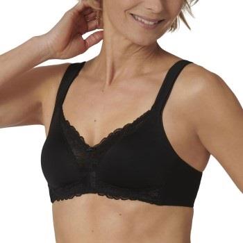 Triumph BH Modern Lace Cotton Soft Bra Svart A 75 Dam