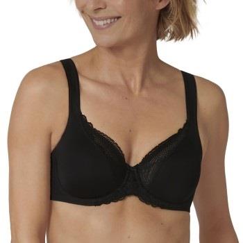 Triumph BH Modern Lace Cotton Underwire Bra Svart D 95 Dam