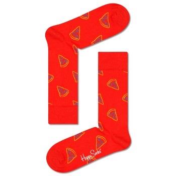Happy socks Strumpor Pizza Slice Sock Röd bomull Strl 36/40