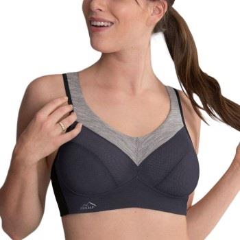 Anita BH Active Wool Sport Bra Grå/Svart A 90 Dam