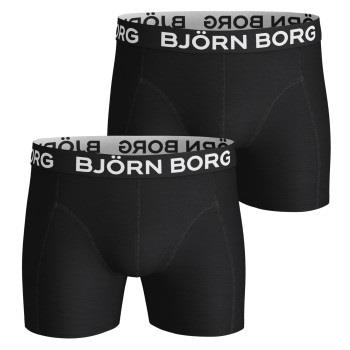 Björn Borg Kalsonger 2P Core Branch Shorts 1215 Svart BCI bomull Mediu...