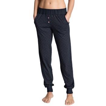 Calida Favourites Dreams Pants With Cuff Mörkblå bomull X-Small Dam