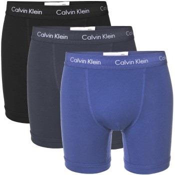 Calvin Klein Kalsonger 3P Cotton Stretch Boxer Brief Blå bomull Medium...