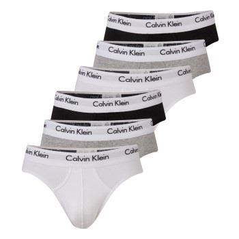 Calvin Klein Kalsonger 6P Cotton Stretch Hip Brief Flerfärgad bomull M...