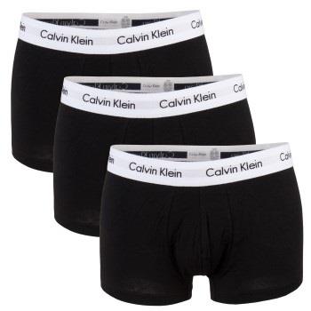 Calvin Klein Kalsonger 3P Cotton Stretch Low Rise Trunks Svart bomull ...