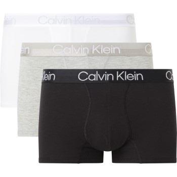 Calvin Klein Kalsonger 3P Modern Structure Recycled Trunk Vit/Svart X-...