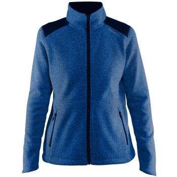 Craft Noble Zip Jacket Heavy Knit Fleece Women Mörkblå polyester Mediu...