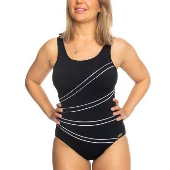 Damella Keira Chlorine Resistant Swimsuit 36-50 Svart 38 Dam