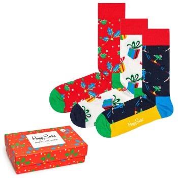 Happy socks Strumpor 3P Playing Holiday Gift Box Flerfärgad bomull Str...