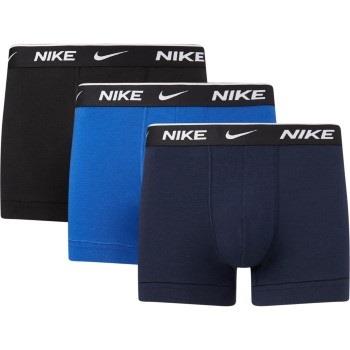 Nike Kalsonger 3P Everyday Essentials Cotton Stretch Trunk Svart/Blå b...