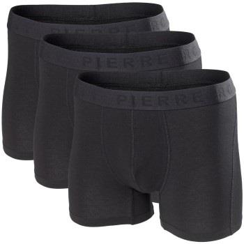 Pierre Robert Kalsonger 3P For Men Boxers Svart ekologisk bomull Mediu...