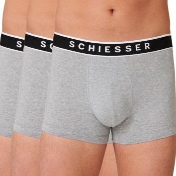 Schiesser Kalsonger 3P 95-5 Organic Cotton Rio Boxer Grå XX-Large Herr