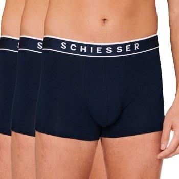 Schiesser Kalsonger 3P 95-5 Organic Cotton Rio Boxer Mörkblå Medium He...