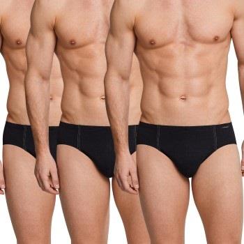 Schiesser Kalsonger 3P Essentials Super Mini Briefs Svart bomull Mediu...