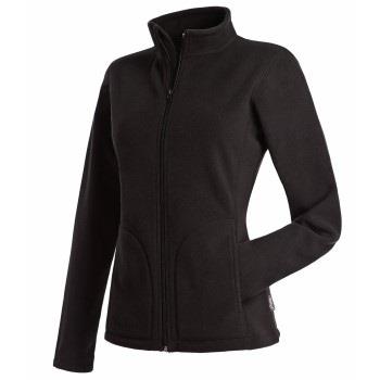 Stedman Active Fleece Jacket For Women Svart polyester Medium Dam