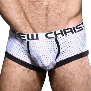 Andrew Christian Kalsonger Almost Naked Mesh Boxer Vit Medium Herr