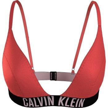 Calvin Klein Intense Power Rib Bikini Plus Bra Korall polyamid XL+ Dam