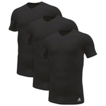 adidas 3P Active Flex Cotton V-Neck T-Shirt Svart bomull X-Large Herr