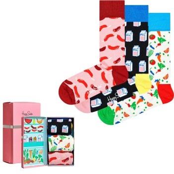 Happy socks Strumpor 3P Foodie Socks Gift Box Flerfärgad bomull Strl 3...