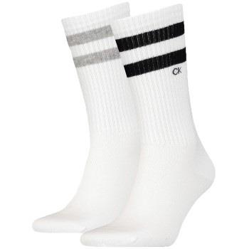 Calvin Klein Strumpor 2P Stripe Socks Vit Strl 43/46 Herr