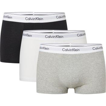Calvin Klein Kalsonger 3P Modern Cotton Stretch Trunk Vit/Grå bomull M...