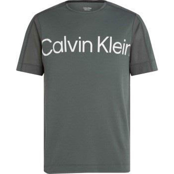 Calvin Klein Sport Pique Gym T-shirt Grön Large Herr