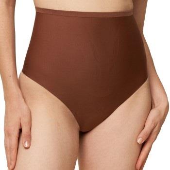 Triumph Trosor Shape Smart Highwaist Thong Brun X-Large Dam